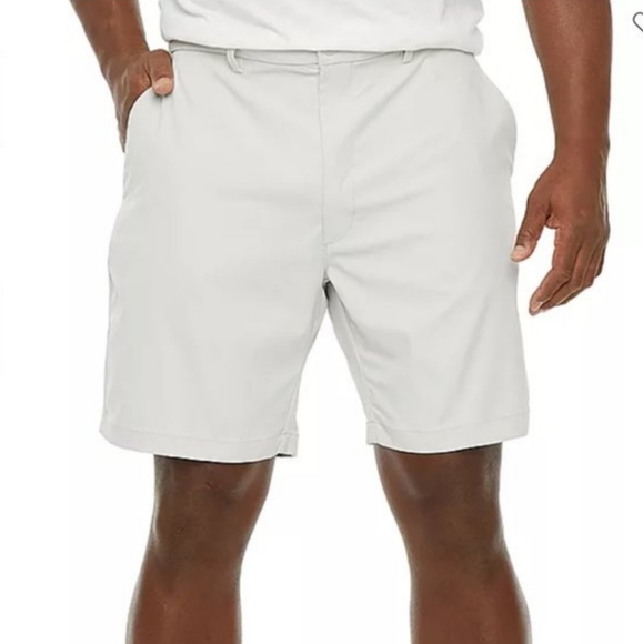 NWT Men's St. John's Bay "Glacier Gray" Golf Short-Big and Tall Size: (42 Waist) - Picture 2 of 7